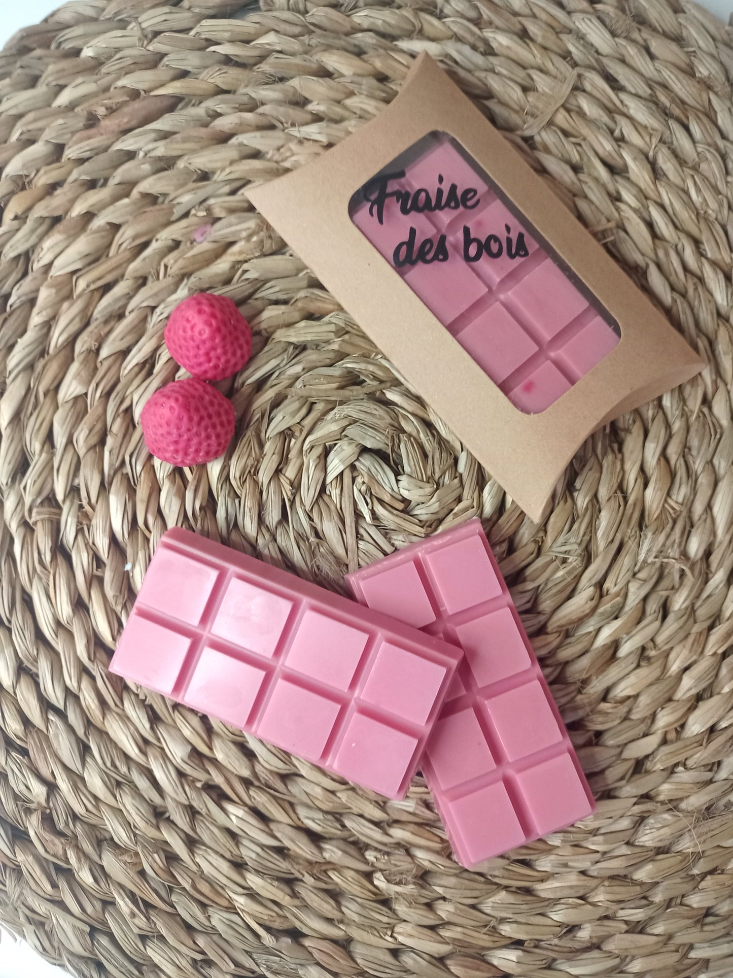 Fondant tablette "Fraise des bois"