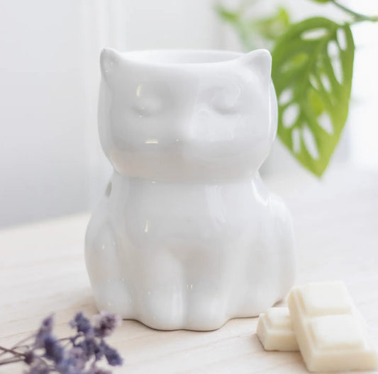 Brûle parfum "chat blanc"