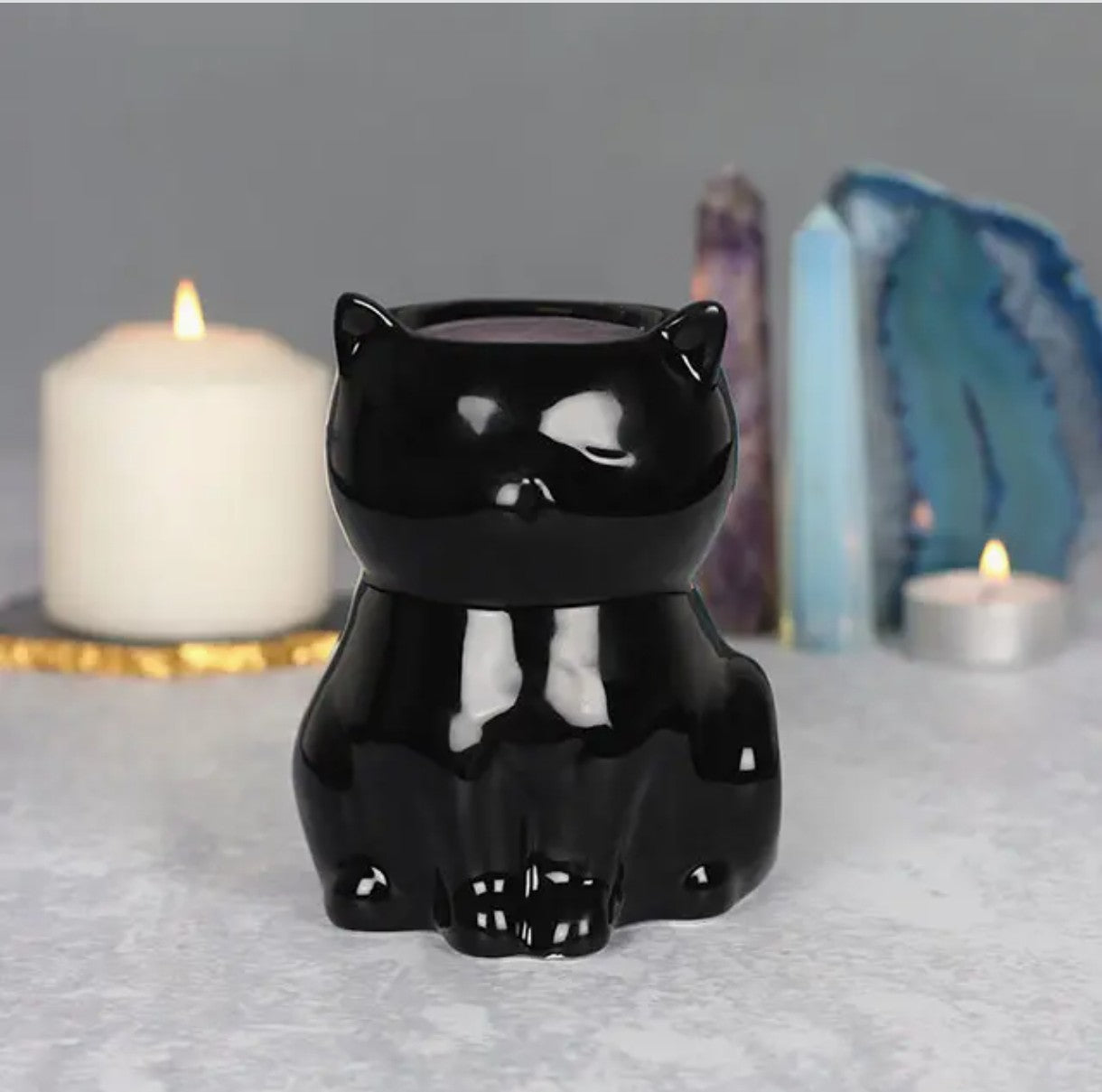 Brûle parfum "chat noir"